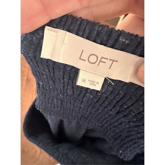Loft Linen Blend Belted Stretch Dress - Picture 6 of 6
